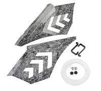Capot De Selle Passager Arrière Carénage de siège de panneau de couverture de capot latéral Convient pour CBR 650R 650 R 2024-2025 CBR650R 2026 Capots de moto(Black A)