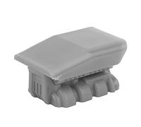 Capot de surchargeur universel pour voiture RC, entrée d'air, capot d'aération adapté à la voiture Wraith 90018 90020 RC (Grise)