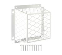 Capot de ventilation à paroi d'air - Bouclier d'échappement mural, Garde de persienne | 3-4 pouces Garde d'oiseau de protection en acier galvanisé de 3 à 4 pouces, protection contre les oiseaux de