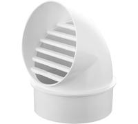 Capot de ventilation, capuchon de sortie de ventilation, tuyau d'échappement de hotte en PVC, couvercle respirant for port d'échappement mural extérieur, capuchon de sortie d'air (taille : 151 mm) (S