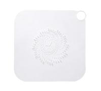 Capot de vidange - Bouchon de douche pour salle de bain, baignoire, évier avec design anti-obstruction pour appartement, maison, baignoire, lavabo, intérieur et extérieur, durable, 28 x 28 x 0,8 cm