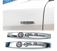 DADYM Capot de Voiture Logo pour Alfa Romeo 33 Stradale,Emblèmes pour Auto Remplacer l'emblème du 3D Logo pour Capot Avant et Arrière et Logo du Coffre