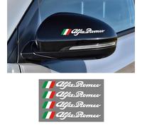 Capot de Voiture Logo pour Alfa Romeo 4C 147 156 166 159 Giulietta Giulia Spider GT Stelvio,Emblèmes pour Auto Remplacer l'emblème du 3D Logo pour Capot Avant et Arrière et Logo du Coffre,A