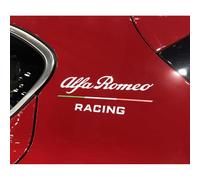 Capot de Voiture Logo pour Alfa Romeo Giulia (952) 2016-2022,Emblèmes pour Auto Remplacer l'emblème du 3D Logo pour Capot Avant et Arrière et Logo du Coffre,B