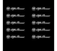 Capot de Voiture Logo pour Alfa Romeo Giulietta Giulia GT Mito Brera F1 Stelvio, Emblèmes pour Auto Remplacer l'emblème du 3D Logo pour Capot Avant et Arrière et Logo du Coffre