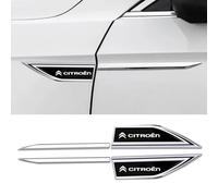 Capot de Voiture Logo pour Citroen C4 Aircross,Emblèmes pour Auto Remplacer l'emblème du 3D Logo pour Capot Avant et Arrière et Logo du Coffre,Black