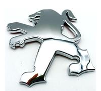 Capot de Voiture Logo pour Peugeot 2008,Emblèmes pour Auto Remplacer l'emblème du 3D Logo pour Capot Avant et Arrière et Logo du Coffre,Silver-2