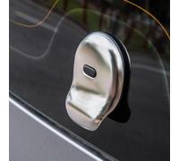 Capot de Voiture Logo pour Smart 453 fortwo 2015-2020, Emblèmes pour Auto Remplacer l'emblème du 3D Logo pour Capot Avant et Arrière et Logo du Coffre,Silver