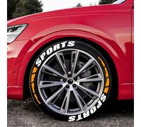 Capot de Voiture Logo pour VW Tiguan 3(III) CT 2024-2025,Emblèmes pour Auto Remplacer l'emblème du 3D Logo pour Capot Avant et Arrière et Logo du Coffre,Orange