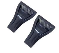 capot évent autocollant Évents D'Air Universels Pour Capot Capot Moteur Pièces Extérieur Voiture Évent Avant Compatible Avec Nissan Pour Skyline R32 R33 R34 R35 Pour GTR(Black2,2pcs)