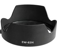 Capot EW 83N, Abat-Jour de Pare-Soleil dédié à Monture à baïonnette, Finition Mate réversible antireflet, Remplacement du Capot EW-83N, Compatible avec l'objectif Canon RF 24-105 mm f/4L is USM