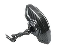 Capot Garde-Boue Moto Garde-Boue Arrière Universel en Alliage pour Vélo Électrique Rotation À 360° Extension Bonne Résilience(Le Noir)