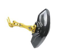 Capot Garde-Boue Moto Garde-Boue Arrière Universel en Alliage pour Vélo Électrique Rotation À 360° Extension Bonne Résilience(Golden)