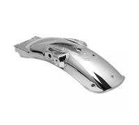 Capot Garde-Boue Moto pour CG125 CG 125 125cc Garde-Boue Avant Et Arrière en Métal Chromé Moto 1 Ensemble Couvercle Garde-Boue Rétro(Chrome Rear)