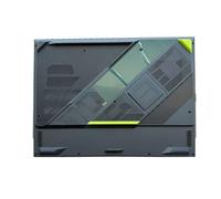 Capot inférieur d'ordinateur Portable pour ASUS ROG Strix Scar G16 G614PH G614PM G614PP G614PR Top-Case Gris avec des Patins en Caoutchouc Vert