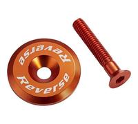 Capot jeu de direction avec vis Reverse Components Orange