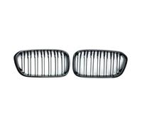 Capot Maille Grille 1 Paire Calandres Avant Pour BMW Série 1 F20 F21 2015-2019, Calandres Remplacement Noires Brillantes Pare-chocs Avant Course Grilles Calandre Capot Avant