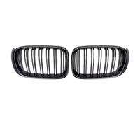 Capot Maille Grille Calandre Avant Voiture Calandre Course Pour X3 F25 Pour X4 F26 2014-2017 Calandres Double Lamelles Noires Brillantes Accessoires Grilles Calandre Capot Avant(Matte Black)