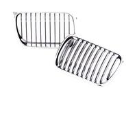 Capot Maille Grille Calandre Remplacement Pour BMW Série 3 E36 Facelift LCI 1997-1998-1999 Grilles Calandre Capot Avant(Single Chrome Black)