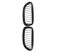Capot Maille Grille Grille De Calandre De Pare-chocs Avant 2 Pièces, Noir Brillant, Pour BMW E63 E64 650i M6 2004 2005 2006 2007 2008 2009 2010 Grilles Calandre Capot Avant(Gloss Black)