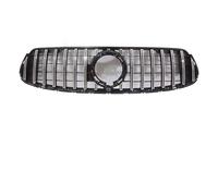 Capot Maille Grille Grille Pare-chocs Avant Pour Benz Pour GLC X253 200 220 300 Facelift GT Diamond Style Mesh Grid Tuning 2019 2020 2021 Grilles Calandre Capot Avant(Sport GT Silvery)