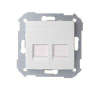 Capot Ordinateur 2 Prises Rj45 Blanc Simon 82006-30