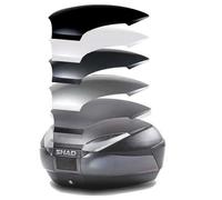 Capot peint - Shad - SH48 - Disponible en blanc, noir, argent, titanium, carbone - Moto - Quatre saisons