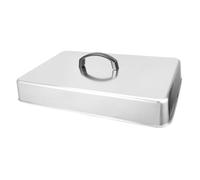 Capot Plancha Rectangulaire en Acier Inoxydable, Couvercle de Cuisson | Usage Extérieur sur Barbecue Plat, Résistance Haute Température, Retient Chaleur et Arômes, Facile à Nettoyer
