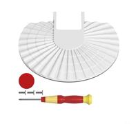 Capot Pluie pour soleil pour caméra pour eufy pour s4 pour poe Protection | Design fonctionnel, pluie et pour soleil, préserve angle de pour vue, plastique pour durable, extérieur(1pc)