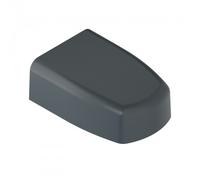 Capot pour gond de portail - aluminium laqué gris - 120 mm - Platimium TIRARD