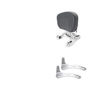 Capot selle solo Dossier De Moto Dossier Passager Conducteur Polyvalent Avec Porte-bagages Pliant Pour Rebelle 300 Rebelle 500(Chrome)