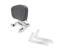 Capot selle solo Moto Dossier Arrière Passager Siège Dossier Reste Protection Coussin Accessoires Pour Indien-scout-chef Vintage 2014-2021(Chrome)