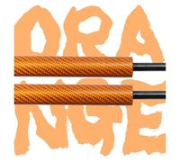 Capot Strut Tige Amortisseur Capot Pour Prelude Pour BB5-For BB9 1997-2001 Support Levage Jambe Force À Gaz Avant Modifier L'amortisseur(Orange Carbon Fiber)