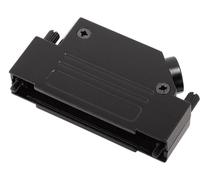 Capot SUB-D 37 pôles encitech D45ZK37-BK-K 6560-0116-14 tout en métal 45 ° noir 1 pc(s)