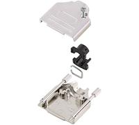 Capot SUB-D 50 pôles MH Connectors 6560-0805-05 métal 180 ° Argent 1 pc(s)