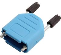 Capot SUB-D 9 pôles encitech DPPK09-B-K 6353-0104-01 matière plastique 180 ° bleu