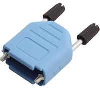 Capot SUB-D 9 pôles MH Connectors 6353-0104-01 matière plastique 180 ° bleu