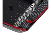 Capot Universel Personnalisable D'admission de Flux d'air adapté au Capot de Couverture D'autocollant de Ventilation pour Décoration de Voiture élégante ABS Noir 10x7.1x1.4 Pouces (Couleur