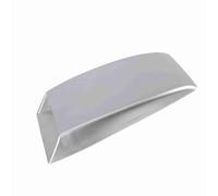 Capot Universel Personnalisable D'admission de Flux d'air adapté au Capot de Couverture D'autocollant de Ventilation pour Décoration de Voiture élégante ABS Noir 10x7.1x1.4 Pouces (Silver)