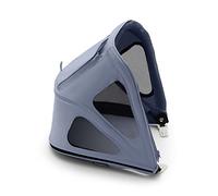 Capote à fenêtres Bugaboo Bee, extensible pour une couverture supplémentaire et une protection solaire optimale, hydrofuge, compatible avec toutes les poussettes Bugaboo Bee, Seaside Blue