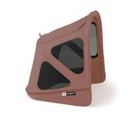 Capote à fenêtres Bugaboo Donkey, extensible pour une couverture supplémentaire et une protection solaire optimale, hydrofuge, compatible avec toutes les poussettes Bugaboo Donkey, Dusty Pink
