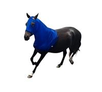 Capote de cheval avec fermeture éclair, élasthanne extensible pour protection de crinière, housse de capuche respirante pour la préparation des spectacles, économiseur de tresses, toilettage élégant