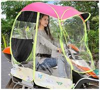 Capote de Scooter, Auvent de Parapluie de Moto Électrique Entièrement Fermé, Parapluie Universel de Scooter de Moteur Couverture de Pluie Pare-Soleil de Mobilité, Protection Résistante aux UV,T2,B
