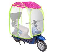 capote de scooter, Couverture de pare-soleil de moto, couverture de vent de pluie de scooter de mobilité, voiture électrique empêchent le parapluie, couverture de pluie de pare-soleil imperméable bleu