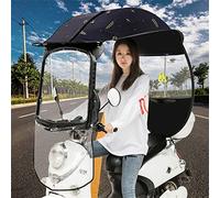 Capote de Scooter, Parapluie for Scooter, Support Fermé Housse de Pluie, Auvent de Parapluie de Moto Électrique, Parapluie Universel de Scooter de Moteur, Housse de Pluie Pare-Soleil de Mobilité,B (C