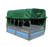 Capote De Tricycle éLectrique, ImperméAble pour Adultes, EntréE Et Sortie Faciles, Compatible avec Tous Les VéLos à 3 Roues, Facile à Installer.(130 x 100cm/51 x 39)