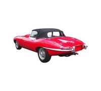 Capote en Alpaga noir pour Jaguar Type E (1961-1971)