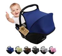 Capote pare-soleil compatible avec Maxi Cosi Cabrio Fix (bleu) | Pour nacelle, protection solaire, protection UV 50+, durable et résistant + rembourrage de ceinture gratuit