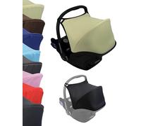 Capote pare-soleil [Protection solaire pour coque bébé] compatible avec Maxi Cosi Cabrio Fix groupe 0+ (beige)