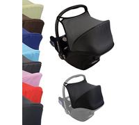 Capote pare-soleil [Protection solaire pour coque bébé] compatible avec Maxi Cosi Cabrio Fix groupe 0 + GP (gris foncé)